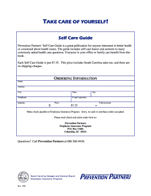 Self Care Guide Order Form