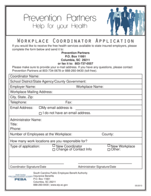 Workplace Coordinator Application