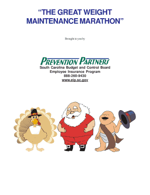 Great Weight Maintenance Marathon Personal Contract