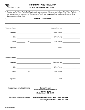 Third-Party Notification Form