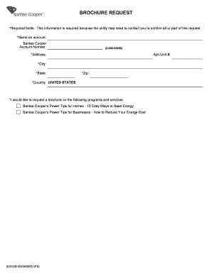 Brochure Request Form