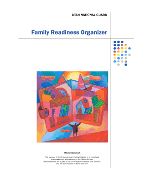 Utah National Guard Family Readiness Organizer