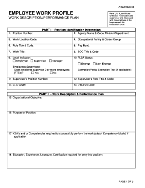 Employee Work Profile