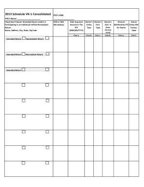 Virginia Schedule VK-1 Consolidated PTE's FEI