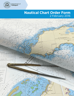 Western Australia Nautical Chart Order Form