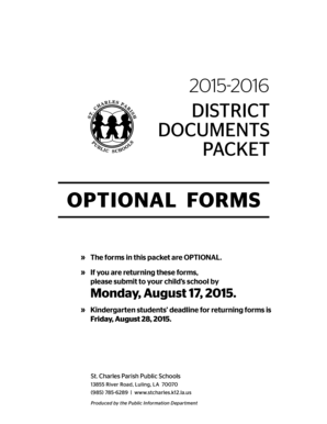 St. Charles Parish Public Schools Media Release Form