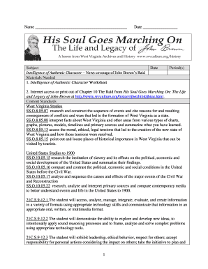 John Brown's Raid News Analysis Worksheet