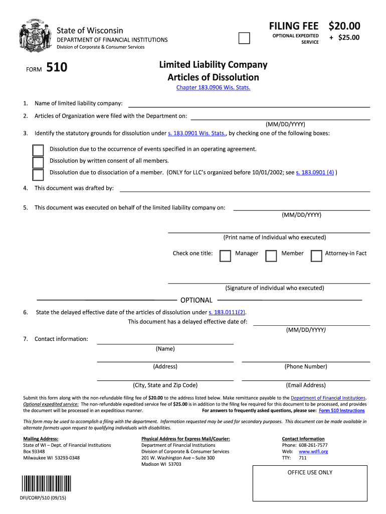 State of Wisconsin FILING FEE 2000 25 Preview on Page 1