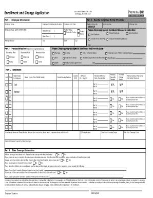 Employee Health Insurance Enrollment Form