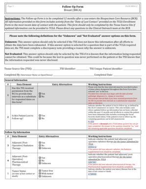 Follow-Up Form Page 1 V400 080612 Breast BRCA - nationwidechildrens