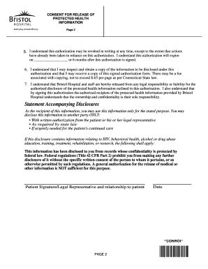 Consent for Release of Protected Health Information