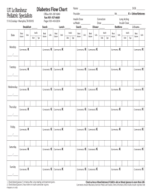 UT Le Bonheur Diabetes Flow Chart