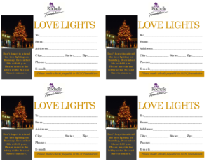 Love Lights Event Invitation