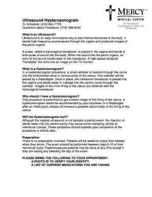 Ultrasound Hysterosonogram Procedure Guide