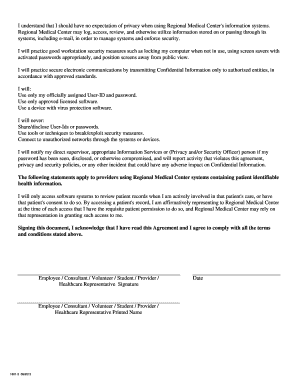 Confidentiality and Security Agreement