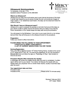 Ultrasound Amniocentesis Procedure Guide
