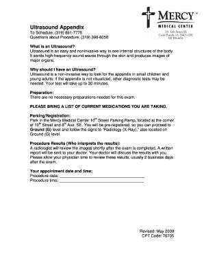 Ultrasound Appendix Procedure Guide