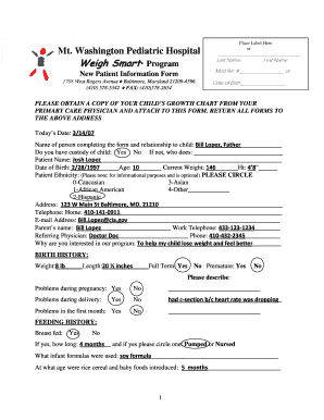 New Patient Information Form