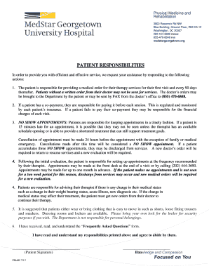 Patient Responsibilities Agreement
