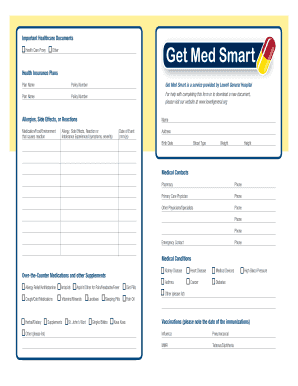 Medical Information Form