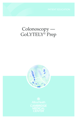 Colonoscopy Preparation Instructions