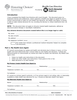 Health Care Directive