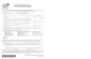 Health Information Disclosure Authorization Form