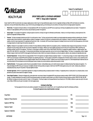 Group Enrollment & Coverage Agreement