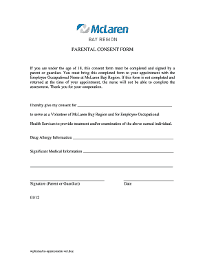 Parental Consent Form