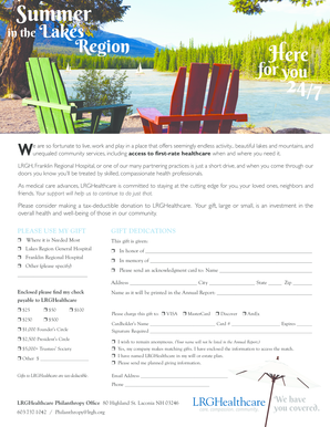 LRGHealthcare Donation Form