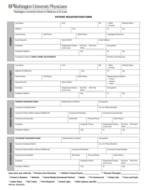Patient Registration Form