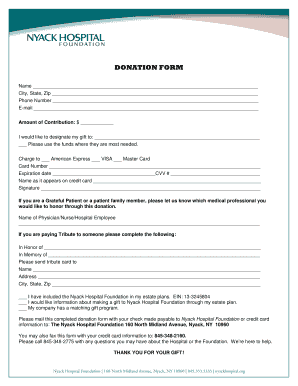 Donation Form