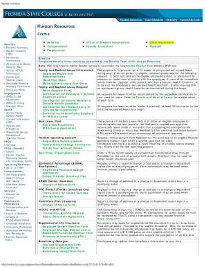 Family and Medical Leave Request Form