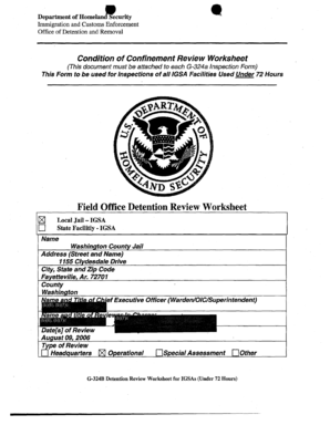 G-324B Detention Review Worksheet