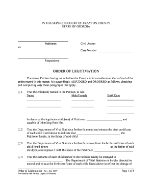 Order of Legitimation