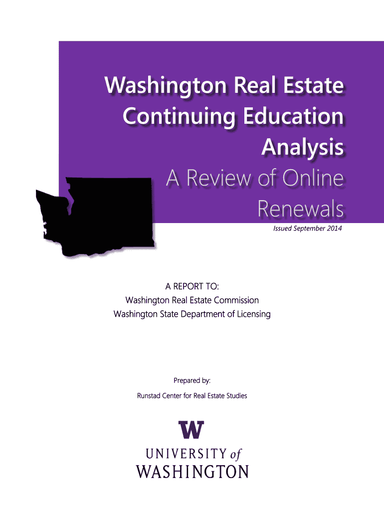 Fillable Online Washington Real Estate Fax Email Print pdfFiller