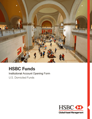 HSBC Institutional Account Opening Form