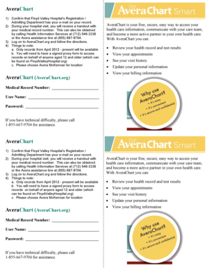 AveraChart Patient Portal Registration