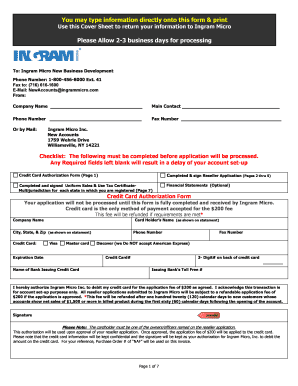 Ingram Micro Reseller Application