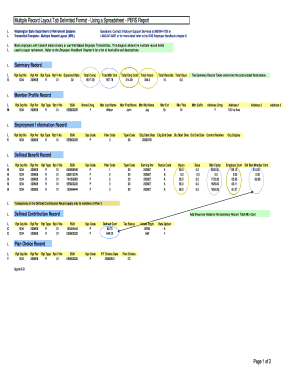 Washington State PERS Report
