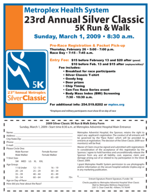 Silver Classic Registration Flyer 09eps