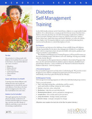 Memorial Hermann Diabetes Self-Management Training