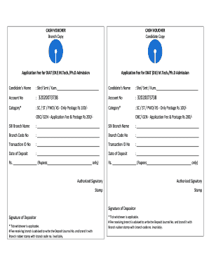 DIAT M.Tech./Ph.D Admission Fee Voucher