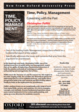 Governing with the Past Book Order Form