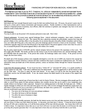 Proposal for home care services picture