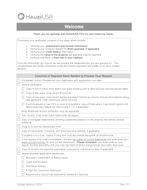 Uniform Residential Loan Application