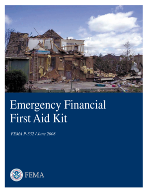Emergency Financial First Aid Kit