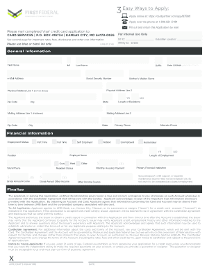 Visa Credit Card Application