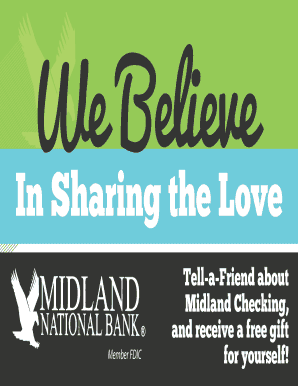 Midland Checking Tell-a-Friend Form