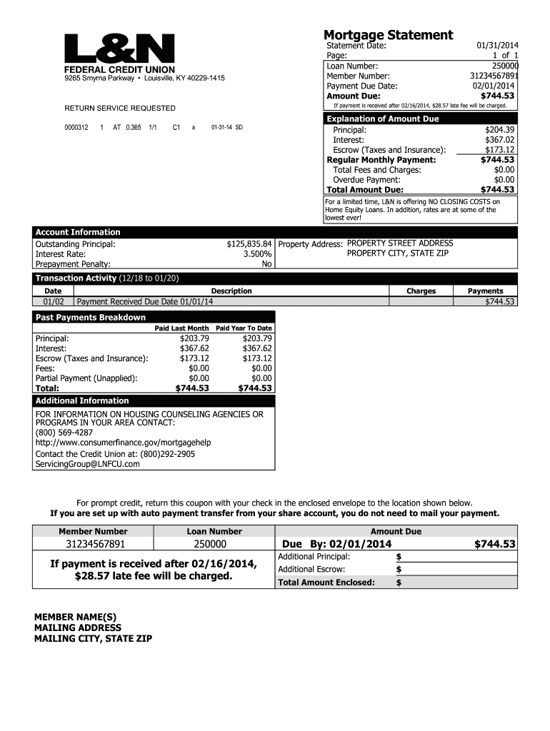 l n federal credit union Preview on Page 1.